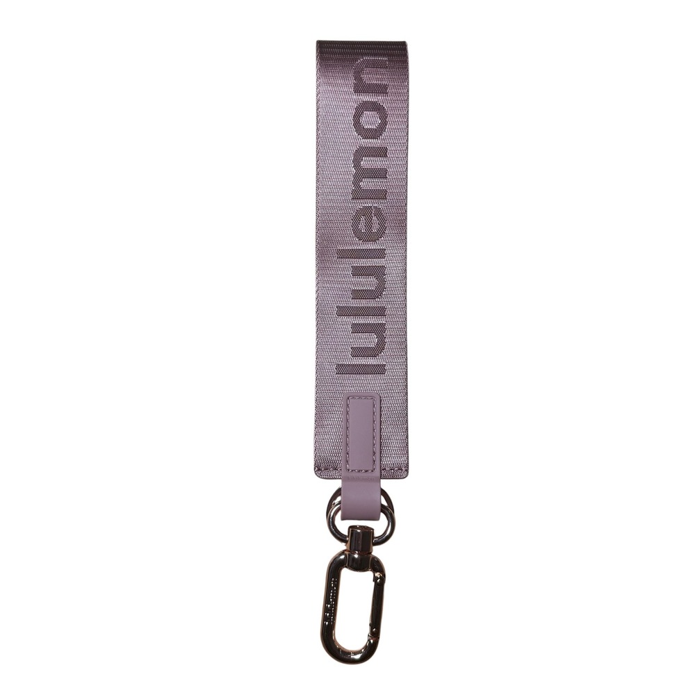 Lululemon Never Lost Keychain Wristlet Strap OS Blissful Pink
